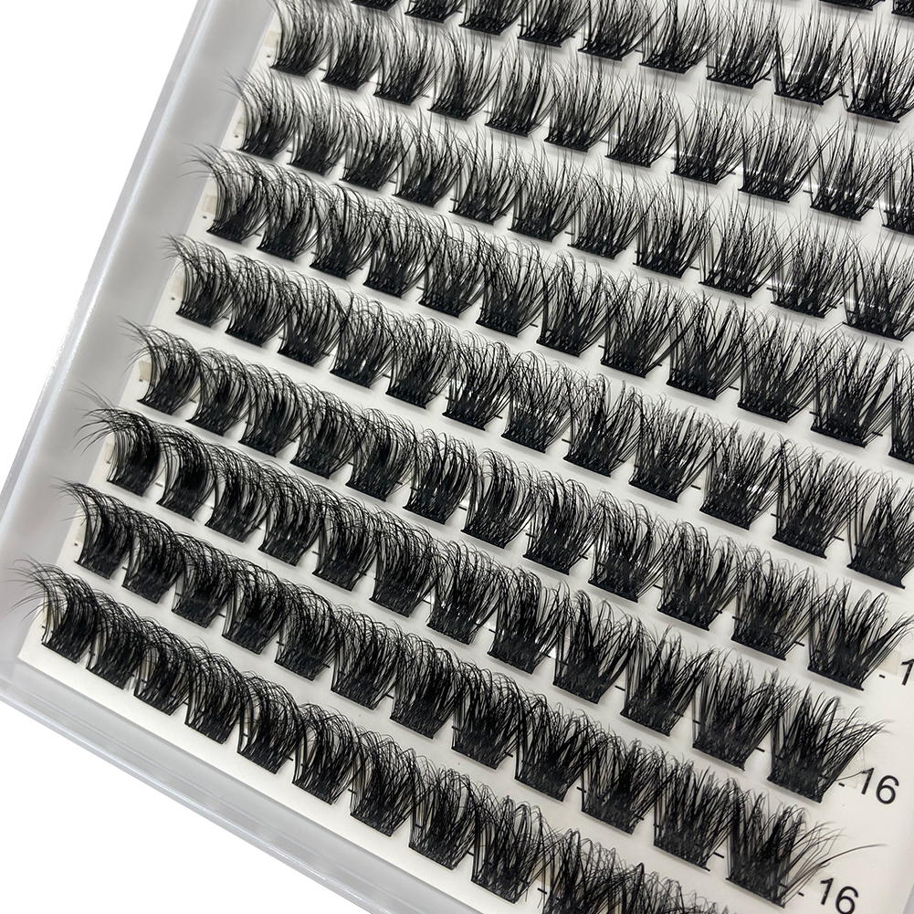 fluffy lash clusters