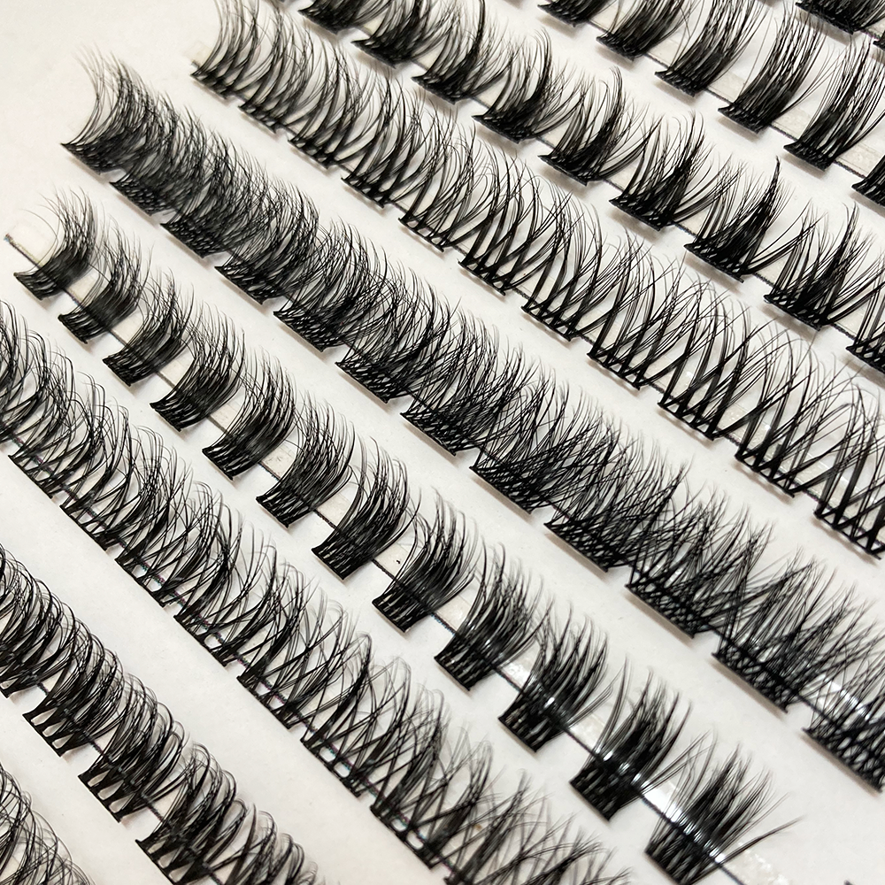 fluffy lash clusters