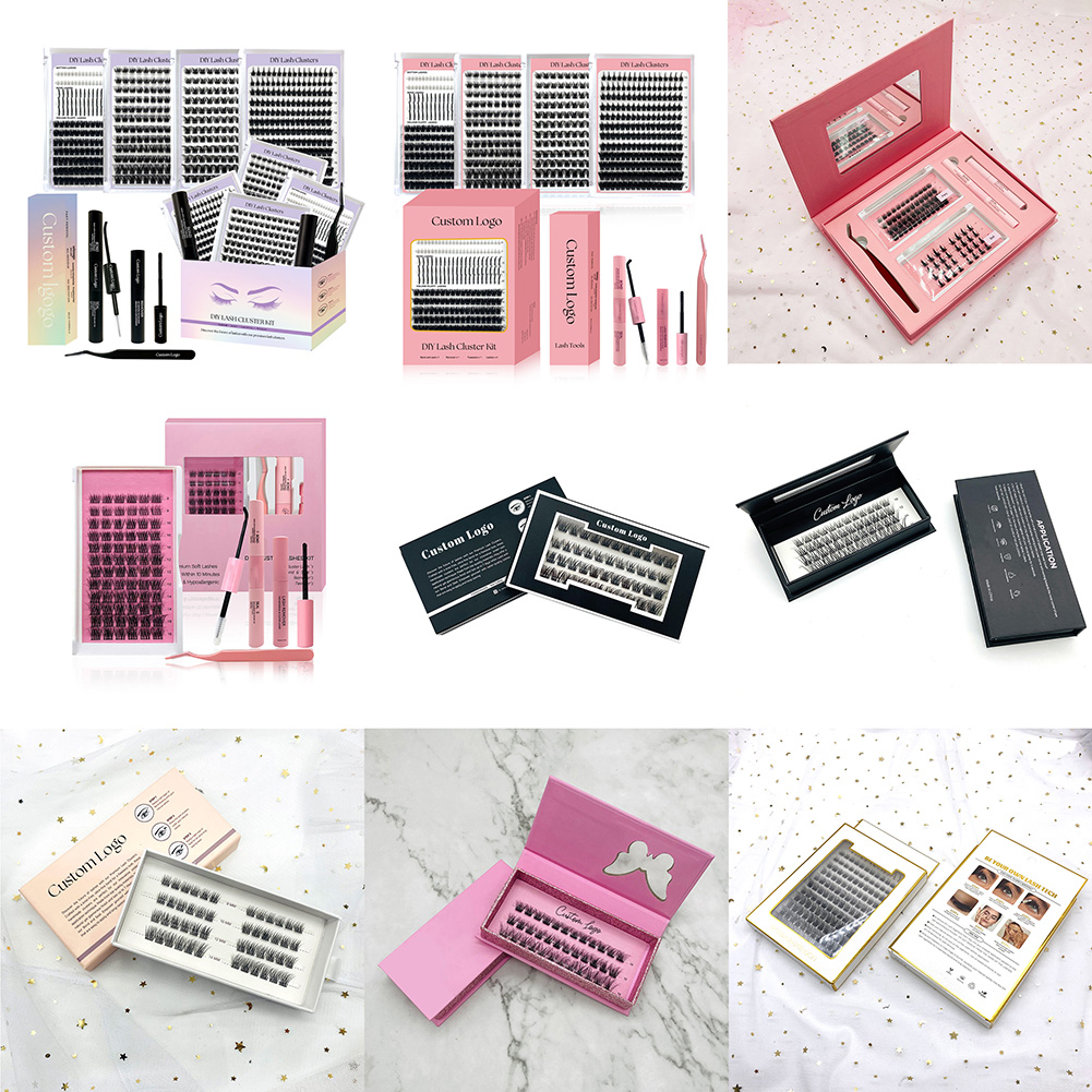 custom cluster lash boxes