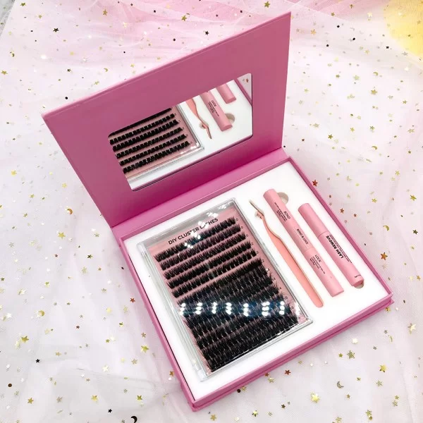 diy cluster lash extensions