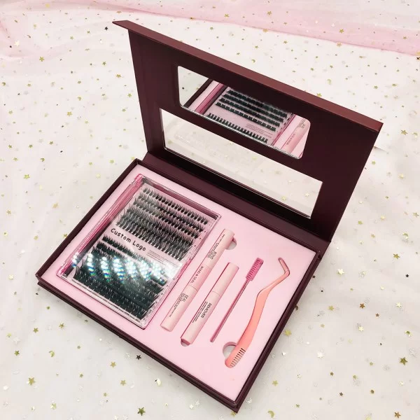 diy cluster eyelash extensions