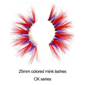colored mink lashes