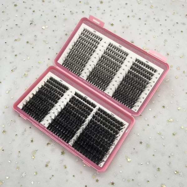 diy cluster lash extensions
