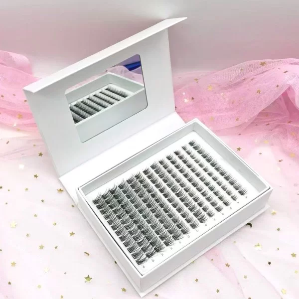 natural lash clusters